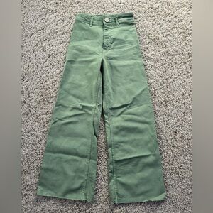 Zara high waist marine straight jeans